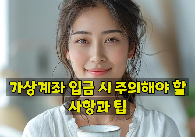 가상계좌 입금 시 주의해야 할 사항과 팁